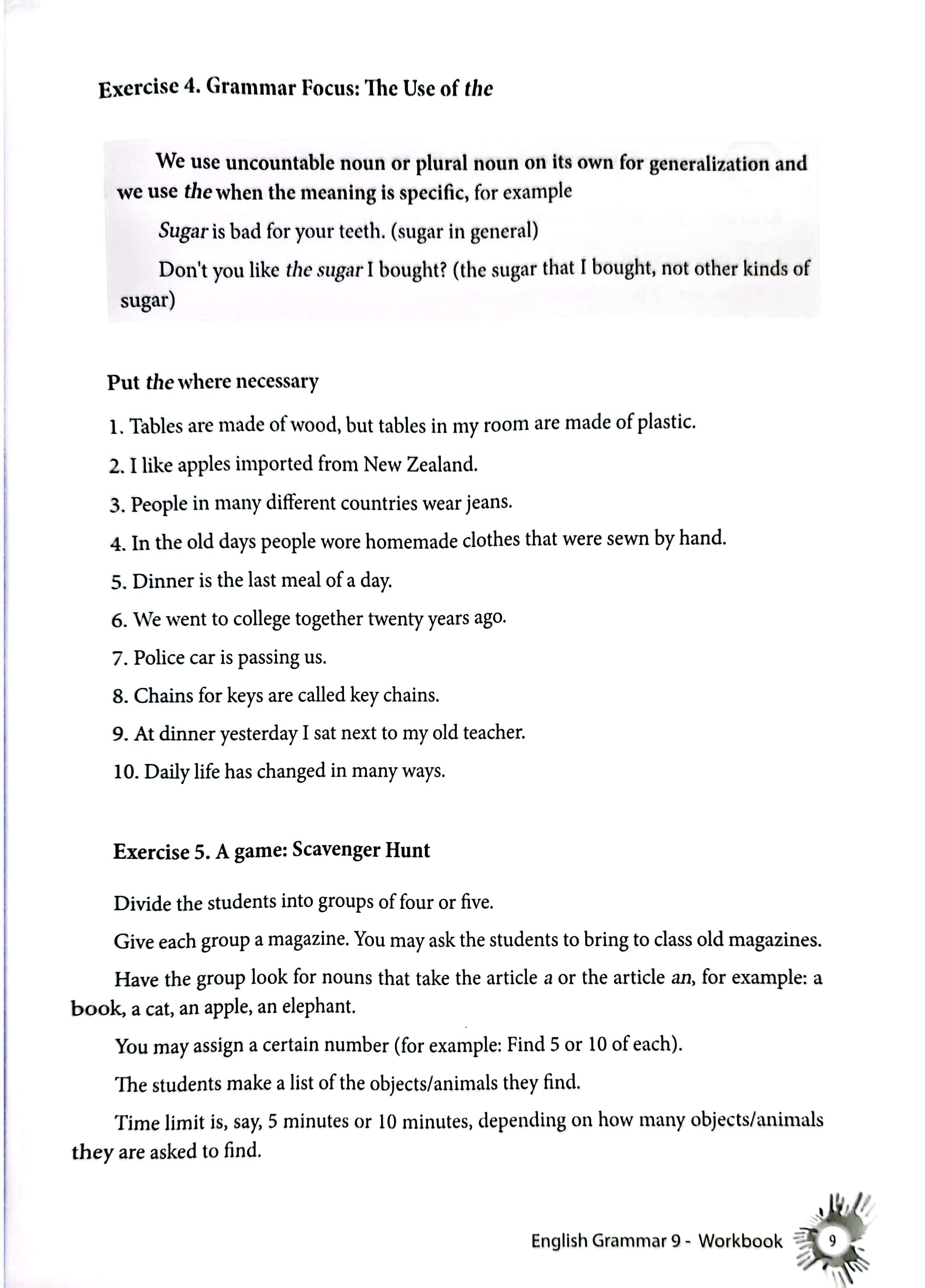 english grammar - ngữ pháp tiếng anh 9 (sách bài tập) - Ảnh 6