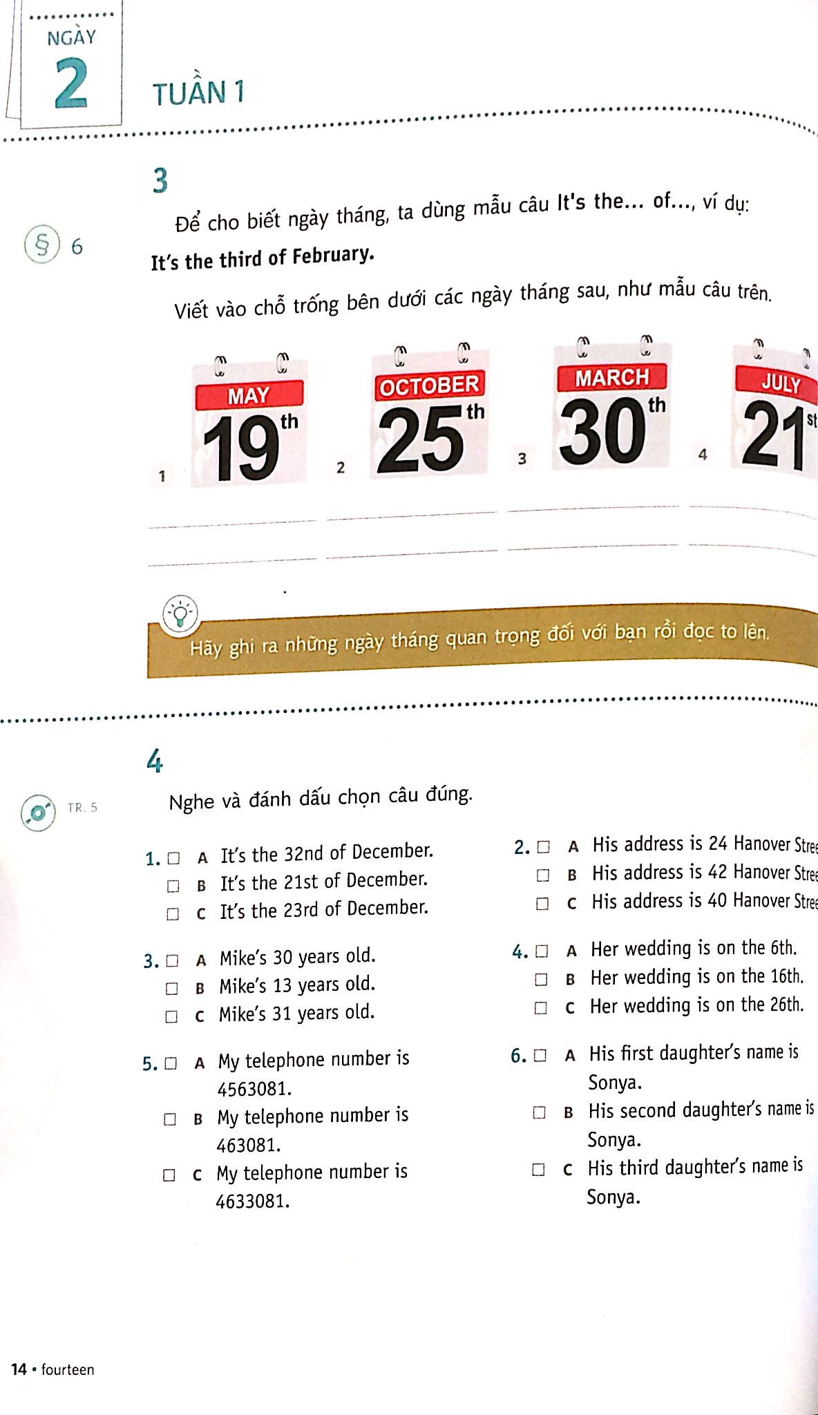 english in 4 weeks - thông thạo tiếng anh chỉ trong 4 tuần (kèm đĩa mp3) - Ảnh 9