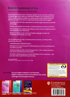 english vocabulary in use: elementary book with answers fahasa reprint edition: vocabulary reference and practice (cd-rom) - Ảnh 13