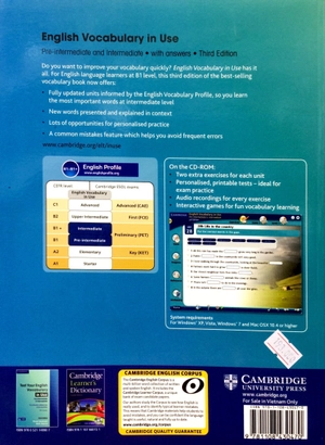 english vocabulary in use: pre-intermediate and intermediate book with answers fahasa reprint edition: vocabulary reference and practice (kèm cd) - Ảnh 11