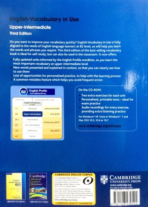 english vocabulary in use: upper-intermediate book with answers fahasa reprint edition: vocabulary reference and practice - Ảnh 2