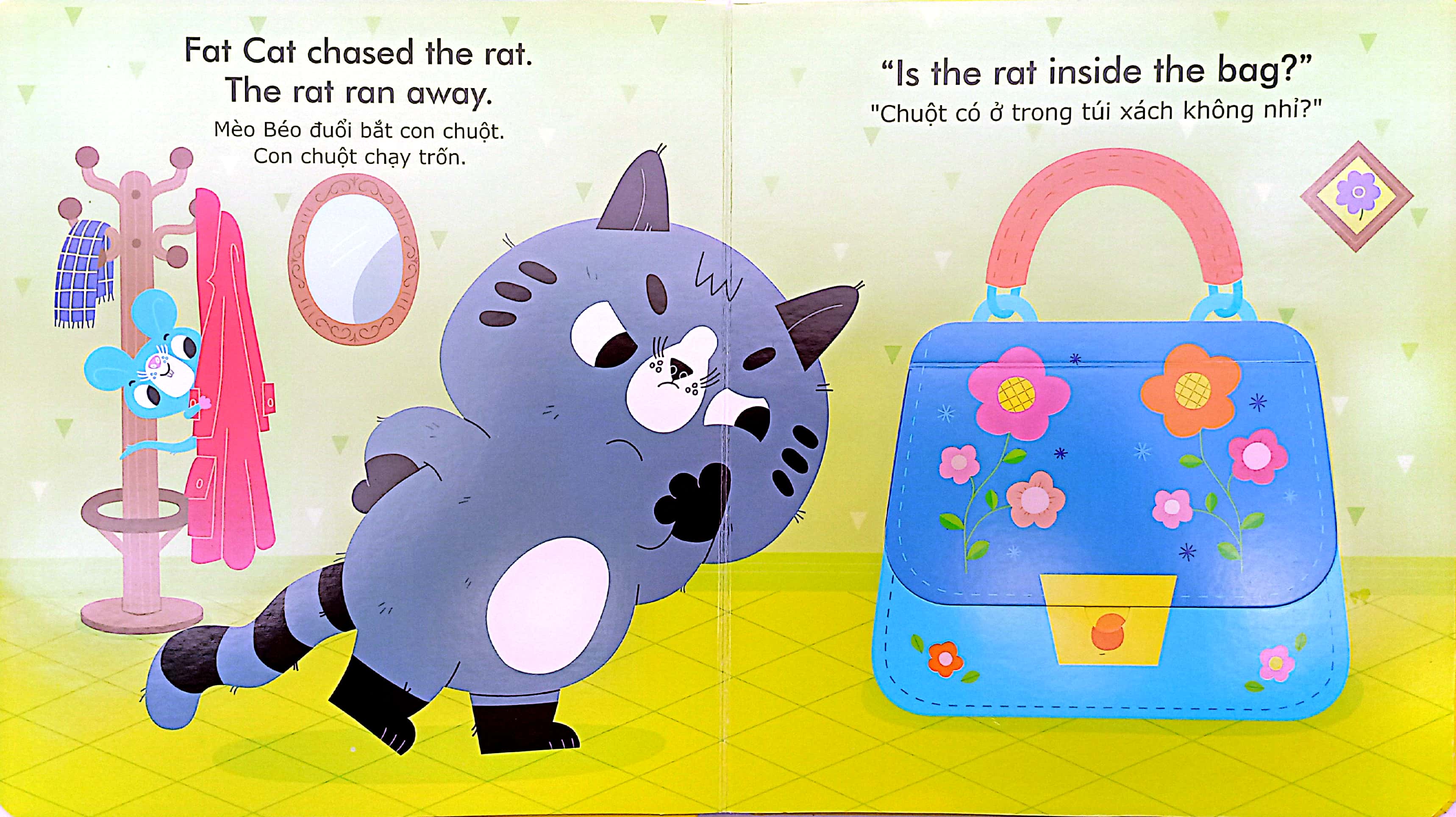 english zoo - mèo béo và con chuột - fat cat and a rat - Ảnh 5