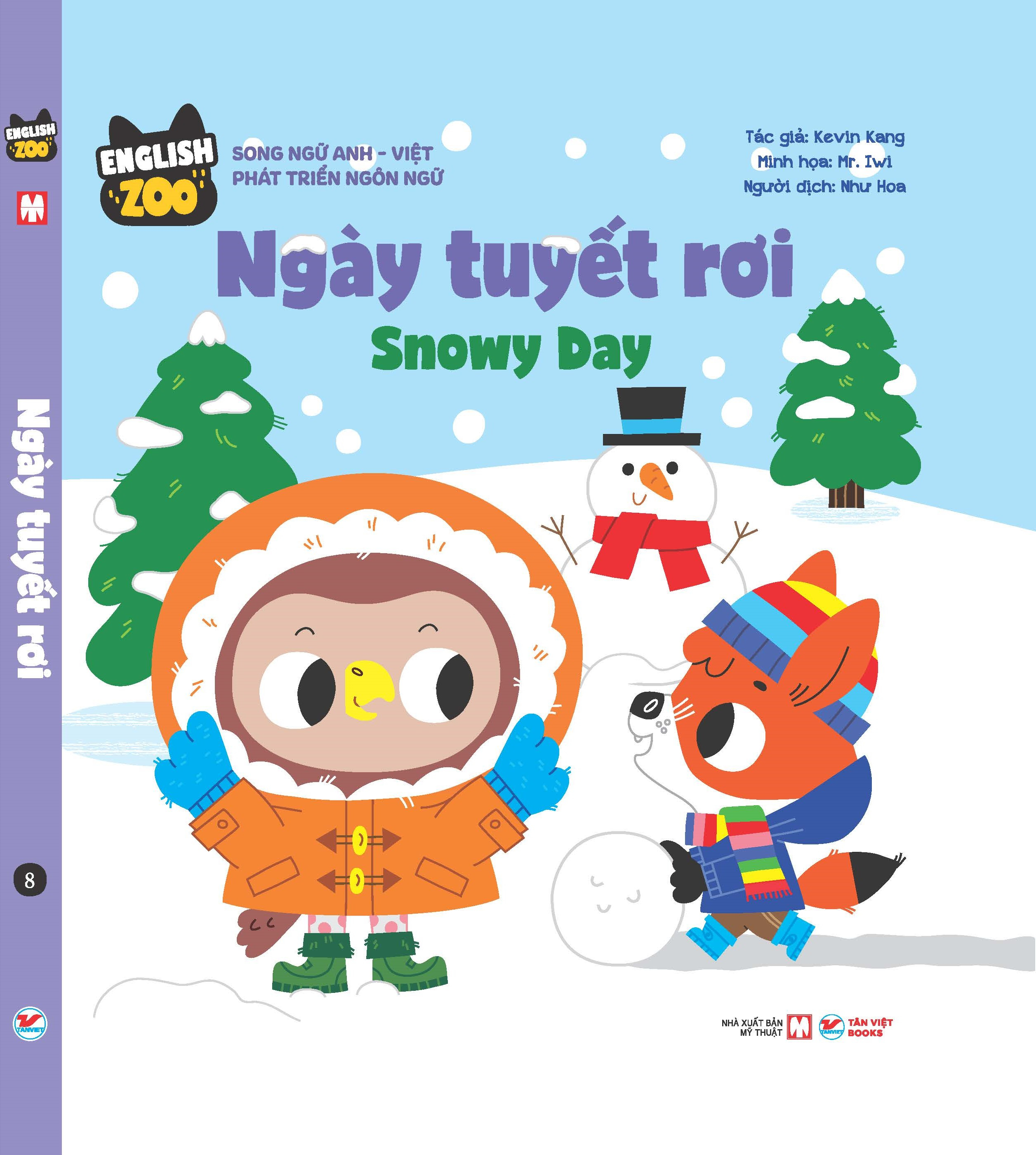 english zoo - ngày tuyết rơi - snowy day - Ảnh 2