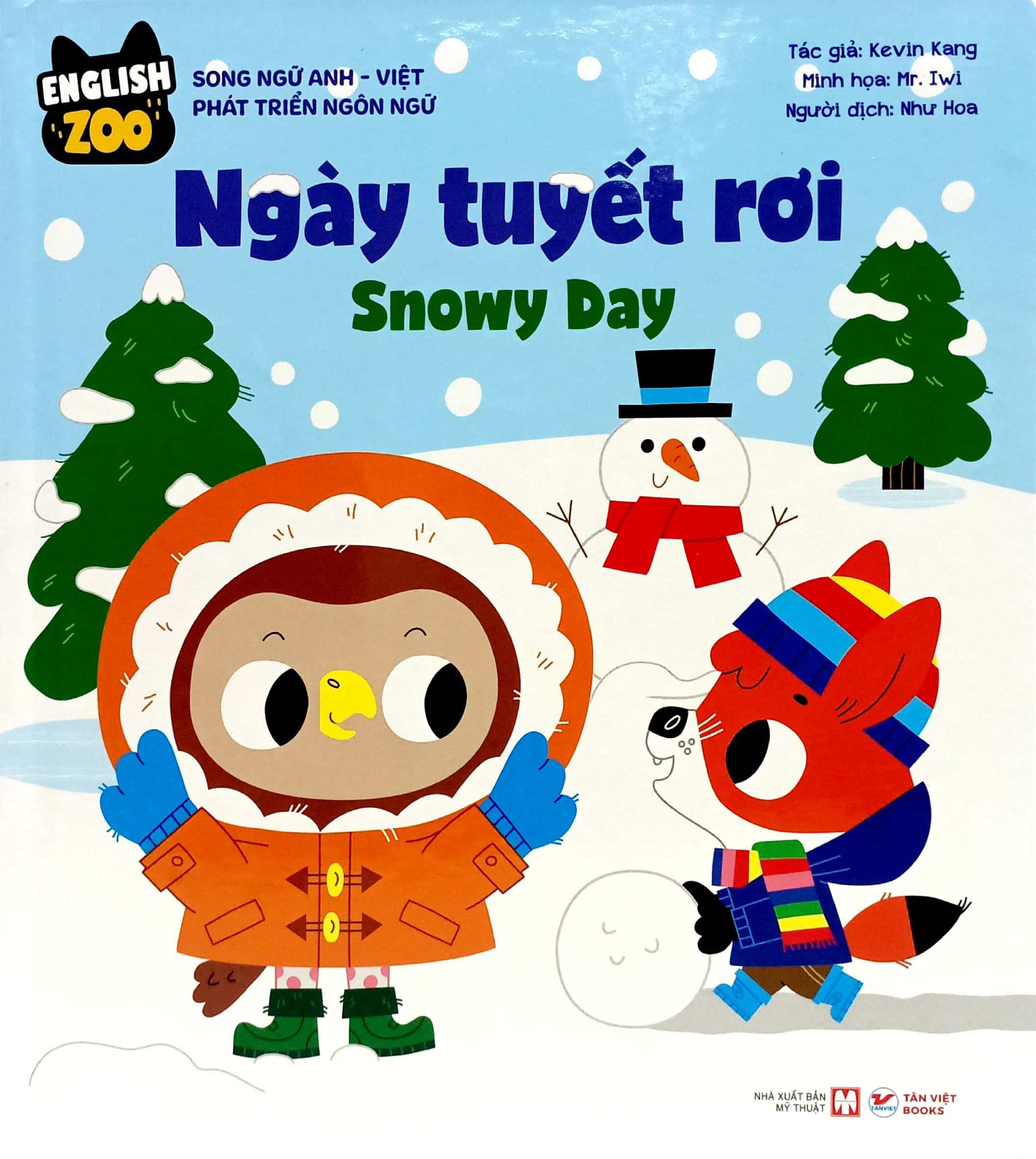 english zoo - ngày tuyết rơi - snowy day - Ảnh 3