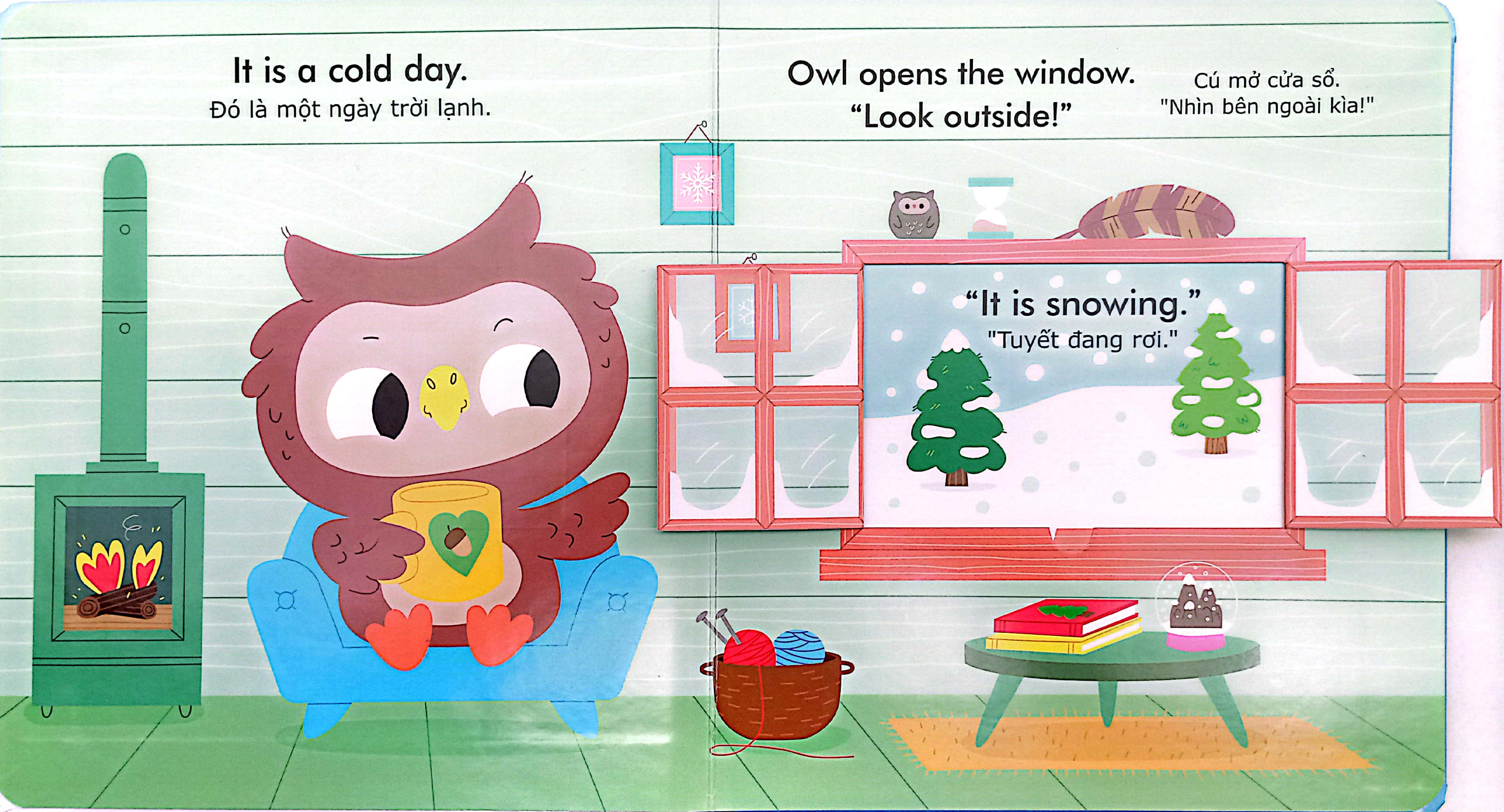 english zoo - ngày tuyết rơi - snowy day - Ảnh 5