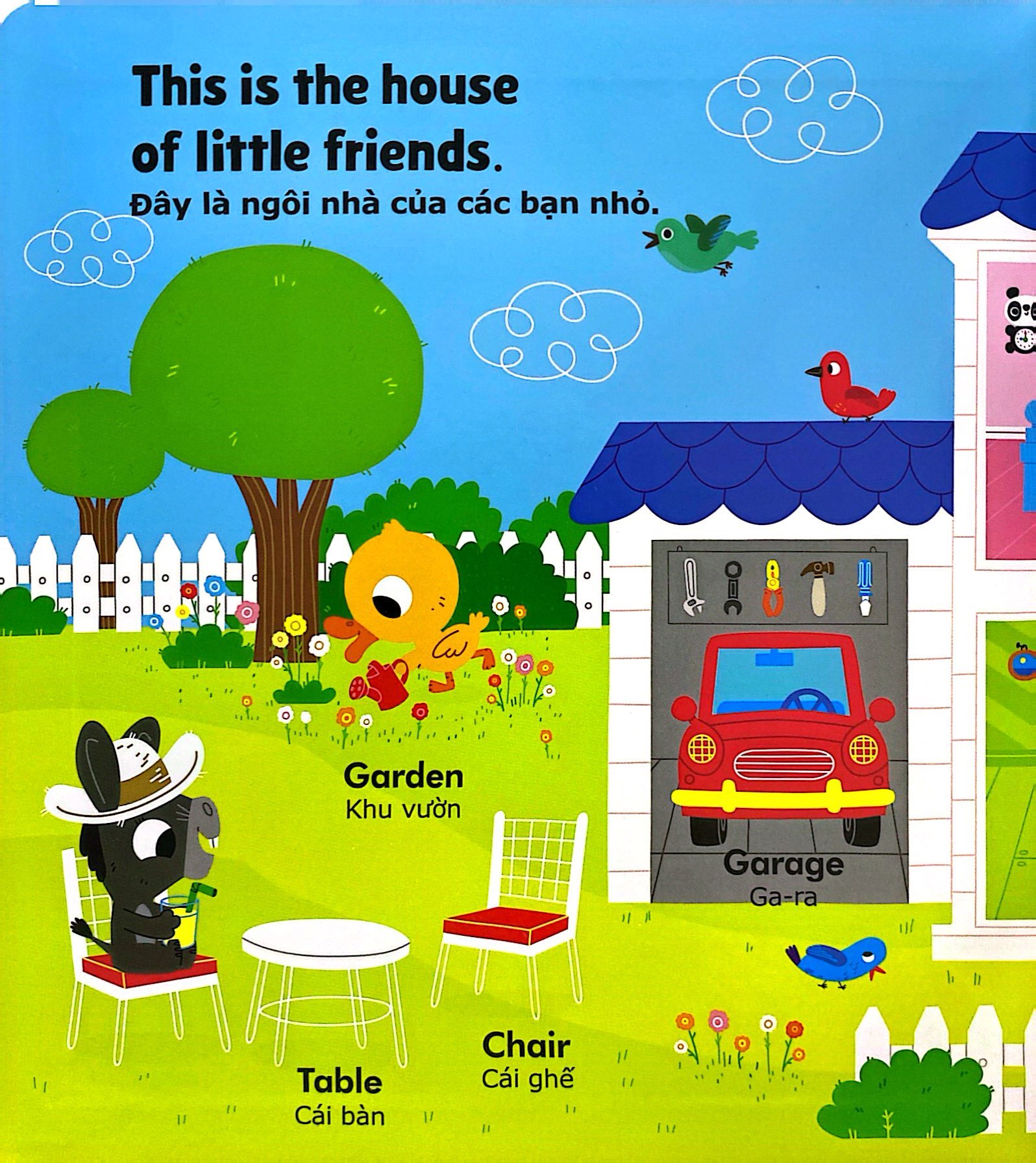 english zoo - song ngữ anh-việt phát triển ngôn ngữ - 200 từ vựng tiếng anh đầu tiên của bé - my first 200 words - Ảnh 3