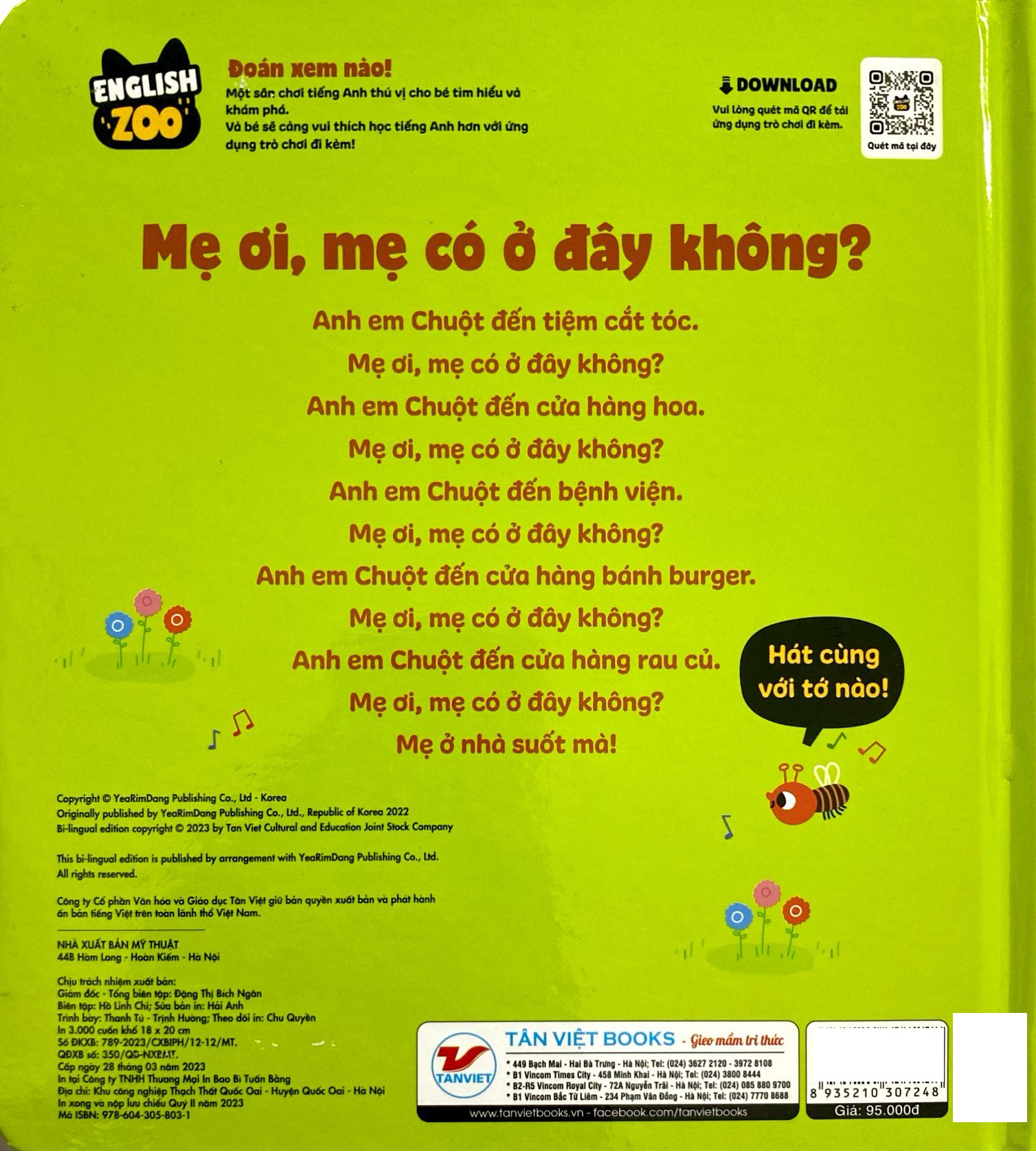 english zoo - song ngữ anh-việt phát triển ngôn ngữ - mẹ ơi, mẹ có ở đây không? - mom, are you here? - Ảnh 7