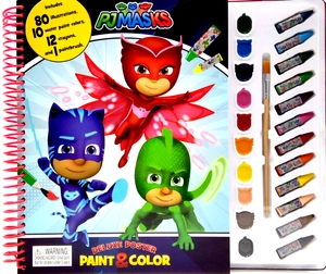 eone pj masks deluxe poster paint & color - Ảnh 2