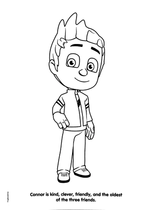 eone pj masks deluxe poster paint & color - Ảnh 3