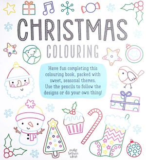 eraser pencil toppers: christmas colouring - Ảnh 3