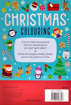 eraser pencil toppers: christmas colouring - Ảnh 6