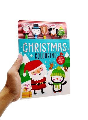 eraser pencil toppers: christmas colouring - Ảnh 7