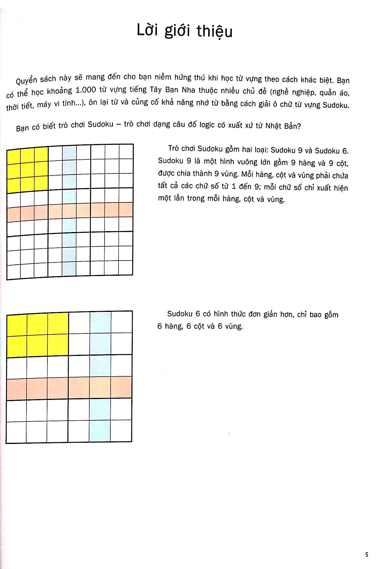 espanol wodoku (a1-a2) - vui học từ vựng với ô chữ sudoku - Ảnh 2