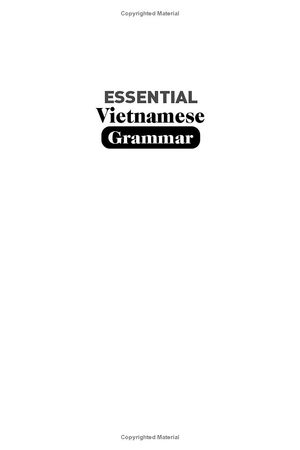 essential vietnamese grammar - a comprehensive guide for foreign learners (free online audio recordings) - Ảnh 3