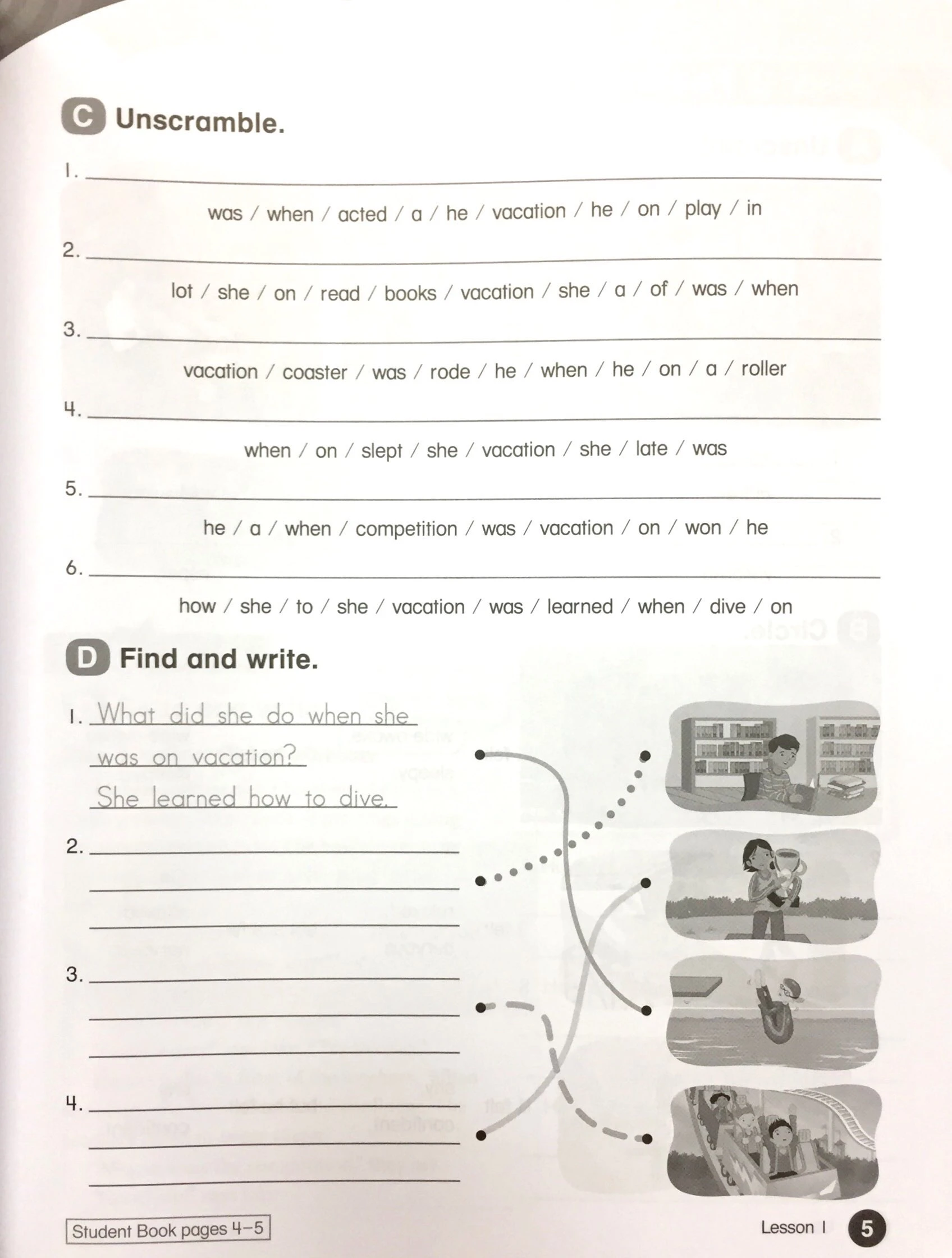 everybody up 2e 5: workbook - Ảnh 5