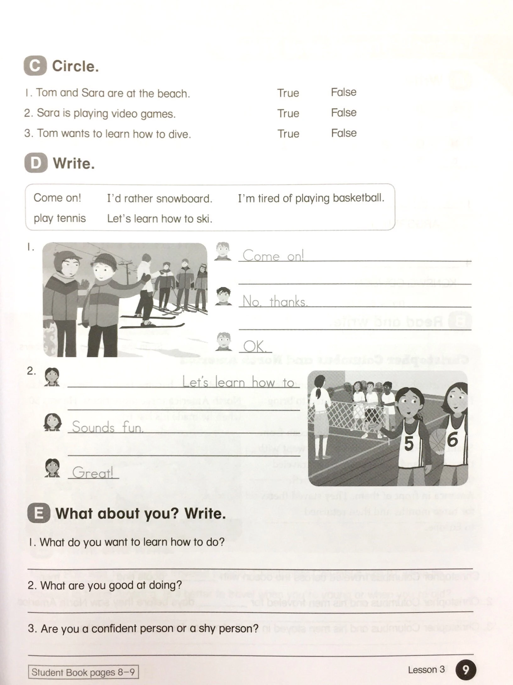 everybody up 2e 5: workbook - Ảnh 9