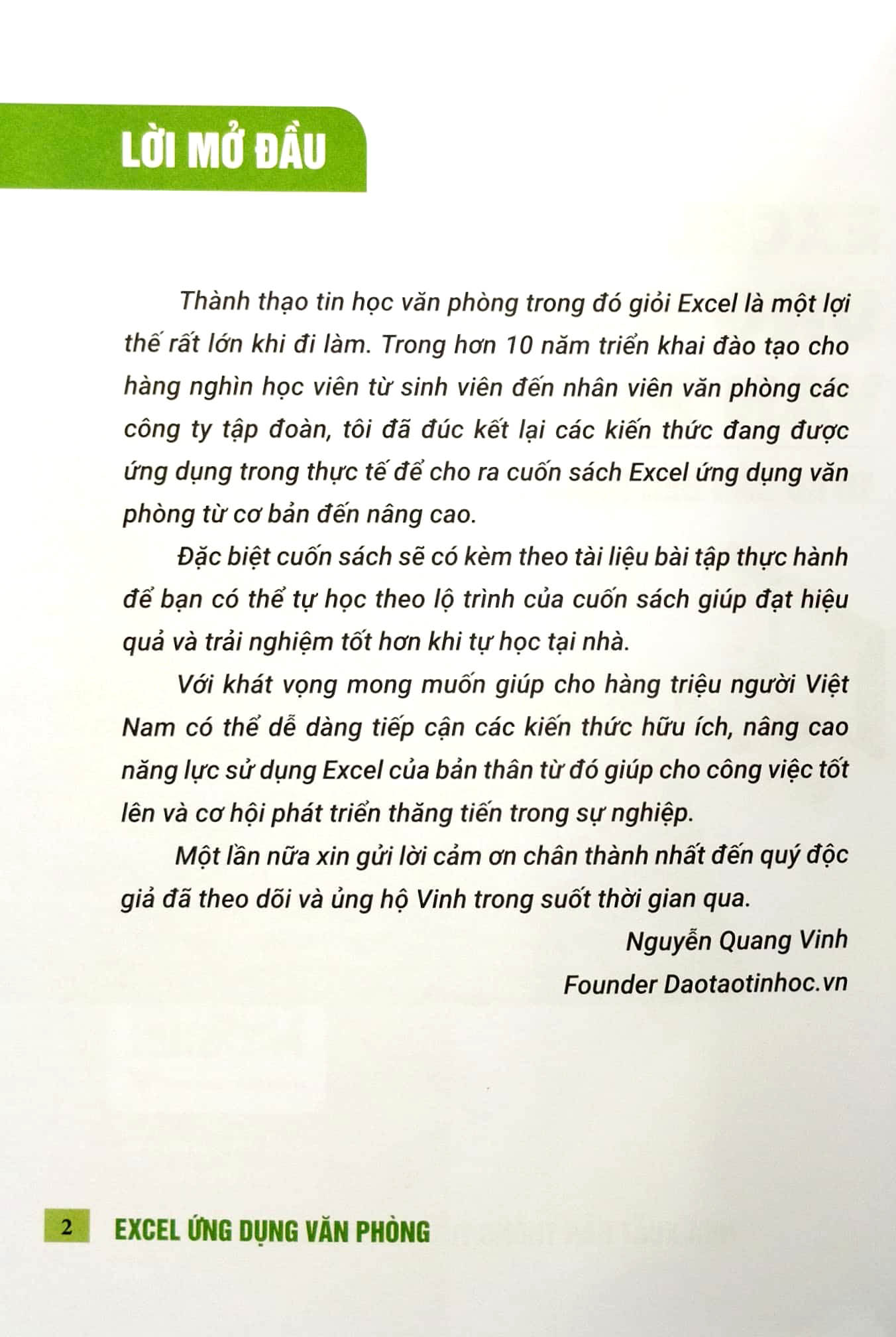 excel ứng dụng văn phòng - từ cơ bản đến nâng cao (tái bản 2023) - Ảnh 3