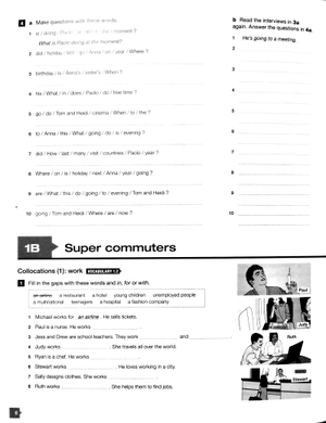 face2face pre-intermediate workbook with key - Ảnh 3