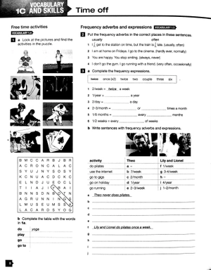 face2face pre-intermediate workbook with key - Ảnh 5