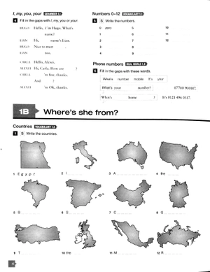 face2face starter workbook with key - Ảnh 4