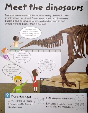 factivity meet the dinosaurs - book, magnets and board - Ảnh 3