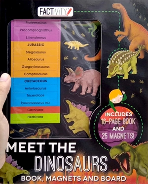 factivity meet the dinosaurs - book, magnets and board - Ảnh 6
