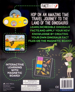 factivity meet the dinosaurs - book, magnets and board - Ảnh 7