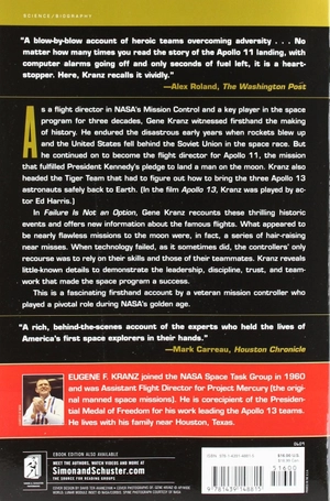 failure is not an option: mission control from mercury to apollo 13 and beyond - Ảnh 2