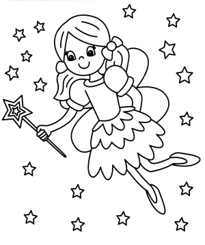 fairies colouring fun - Ảnh 3