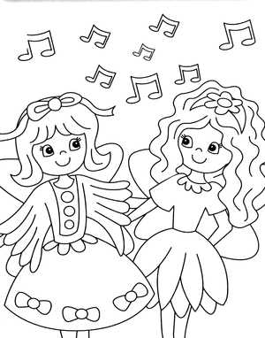 fairies colouring fun - Ảnh 4