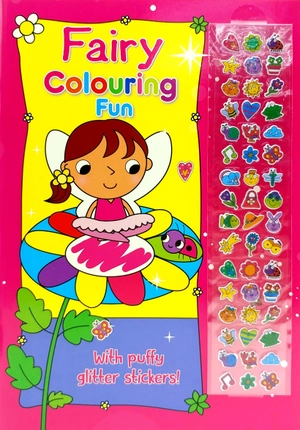 fairy colouring fun with puffy glitter stickers - Ảnh 2