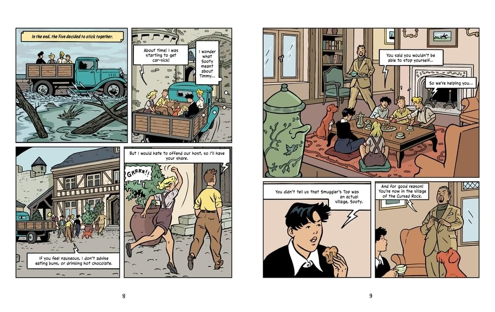 Famous Five Graphic Novel - Five Go To Smuggler's Top - Ảnh 3