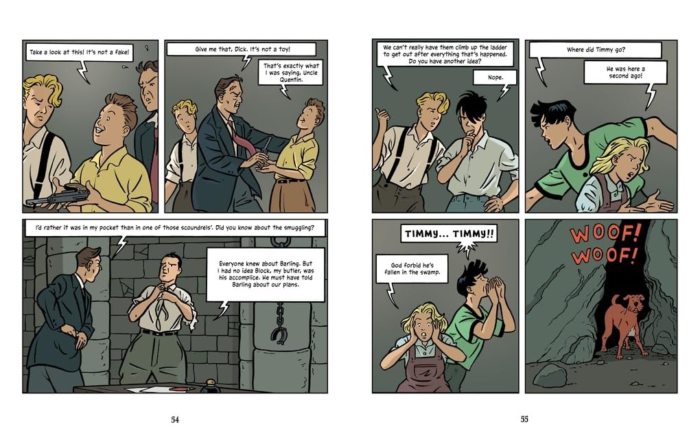 Famous Five Graphic Novel - Five Go To Smuggler's Top - Ảnh 5