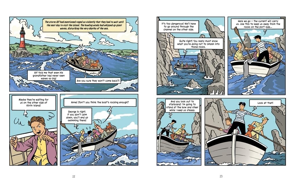 Famous Five Graphic Novel - Five On A Treasure Island - Ảnh 5