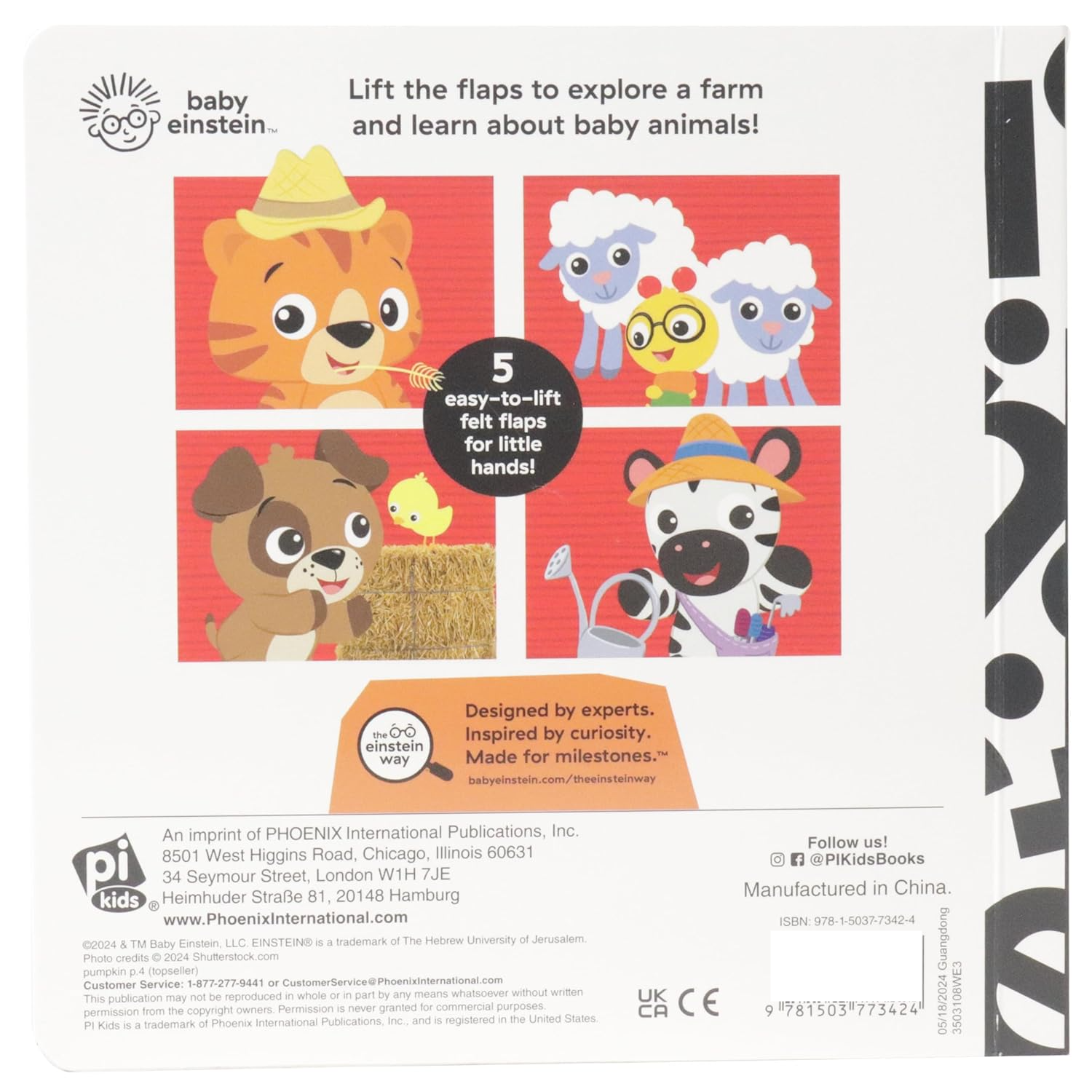 Felt Flaps - Baby Einstein Discover A Farm - Ảnh 3