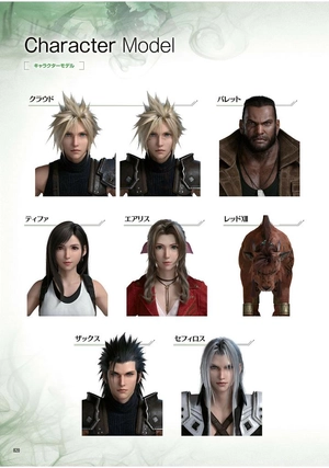 final fantasy vii rebirth material ultimania - Ảnh 5