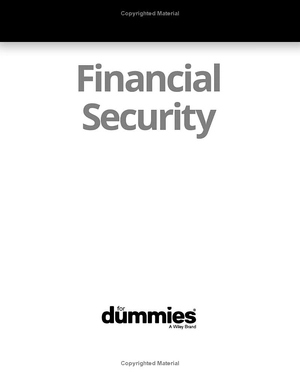 financial security for dummies - Ảnh 3