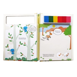 finger print books - animals - Ảnh 4