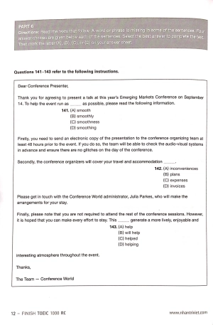 finish toeic 1000 lc reading comprehension - Ảnh 8