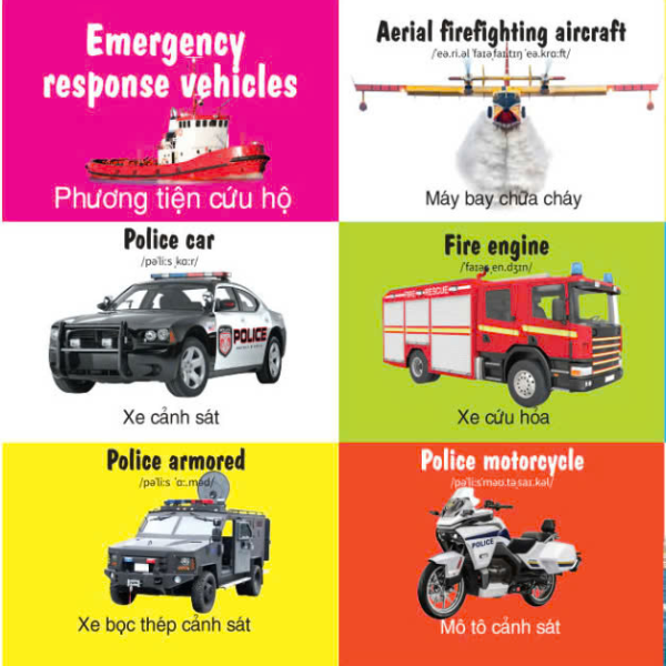 first 100 trucks and things that go - 100 từ đầu tiên về các phương tiện giao thông - Ảnh 9