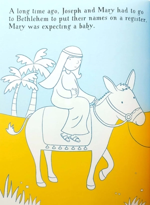 first colouring book nativity - Ảnh 3