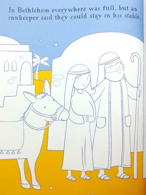 first colouring book nativity - Ảnh 5