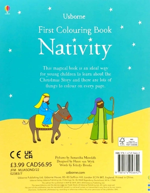 first colouring book nativity - Ảnh 6