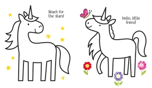 first colouring unicorns - Ảnh 3