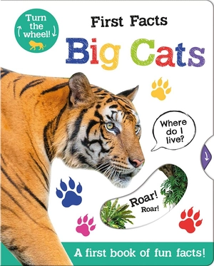 first facts big cats (turn-the-wheel books) - Ảnh 2