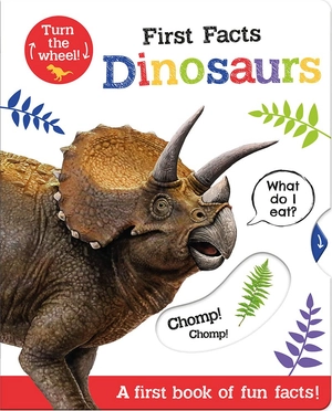 first facts dinosaurs (turn-the-wheel books) - Ảnh 2