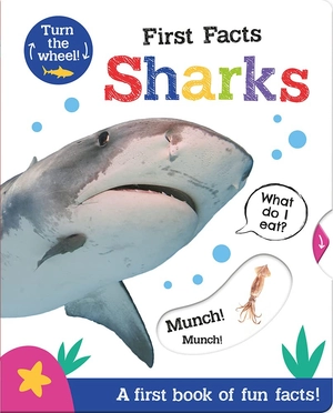 first facts sharks (turn-the-wheel books) - Ảnh 2