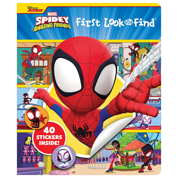 First Look And Find & Stickers Marvel Spidey