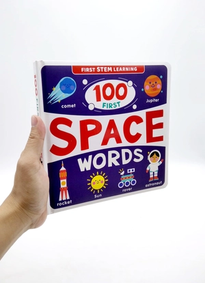 first stem learning: 100 first space words - Ảnh 7