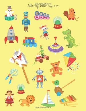 first sticker book christmas market (first sticker books) - Ảnh 14